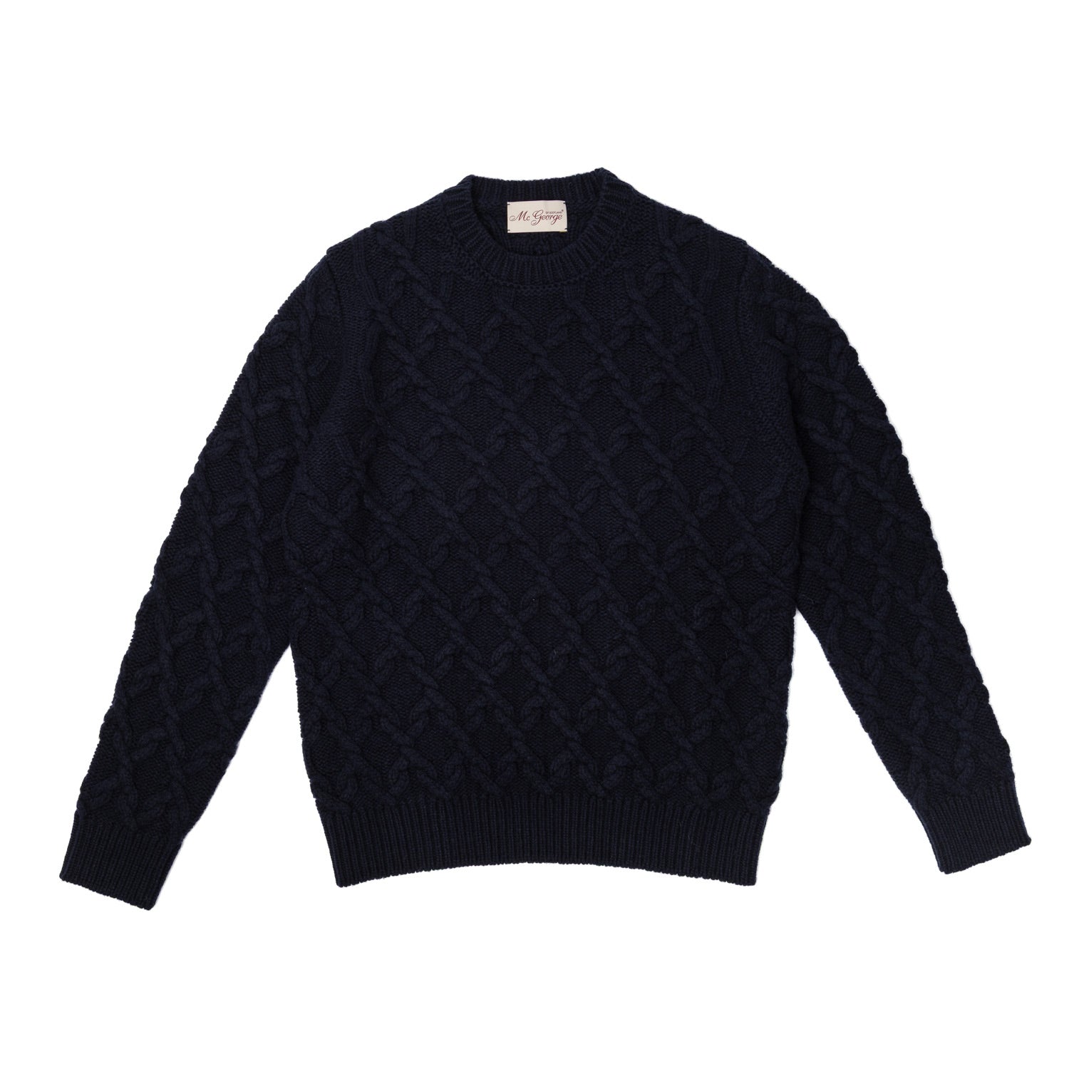 Sweater "Iconic Cable" made from Lambswool and Cashmere - Original Knit